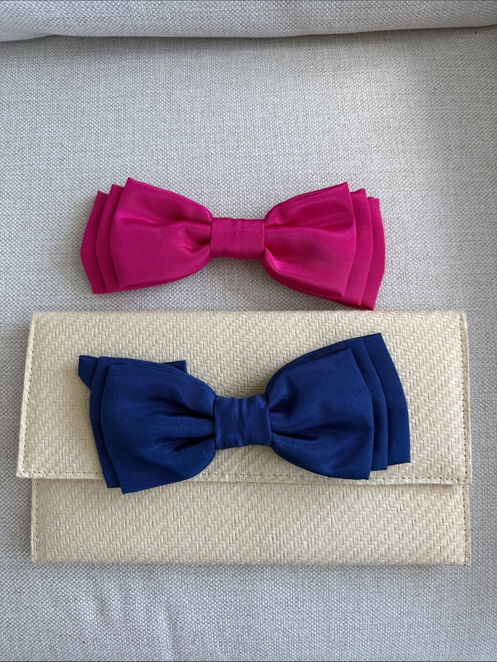 Dress for Cocktails Clutch with Interchangeable Bows - New